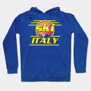 ski Italy 80s logo Hoodie